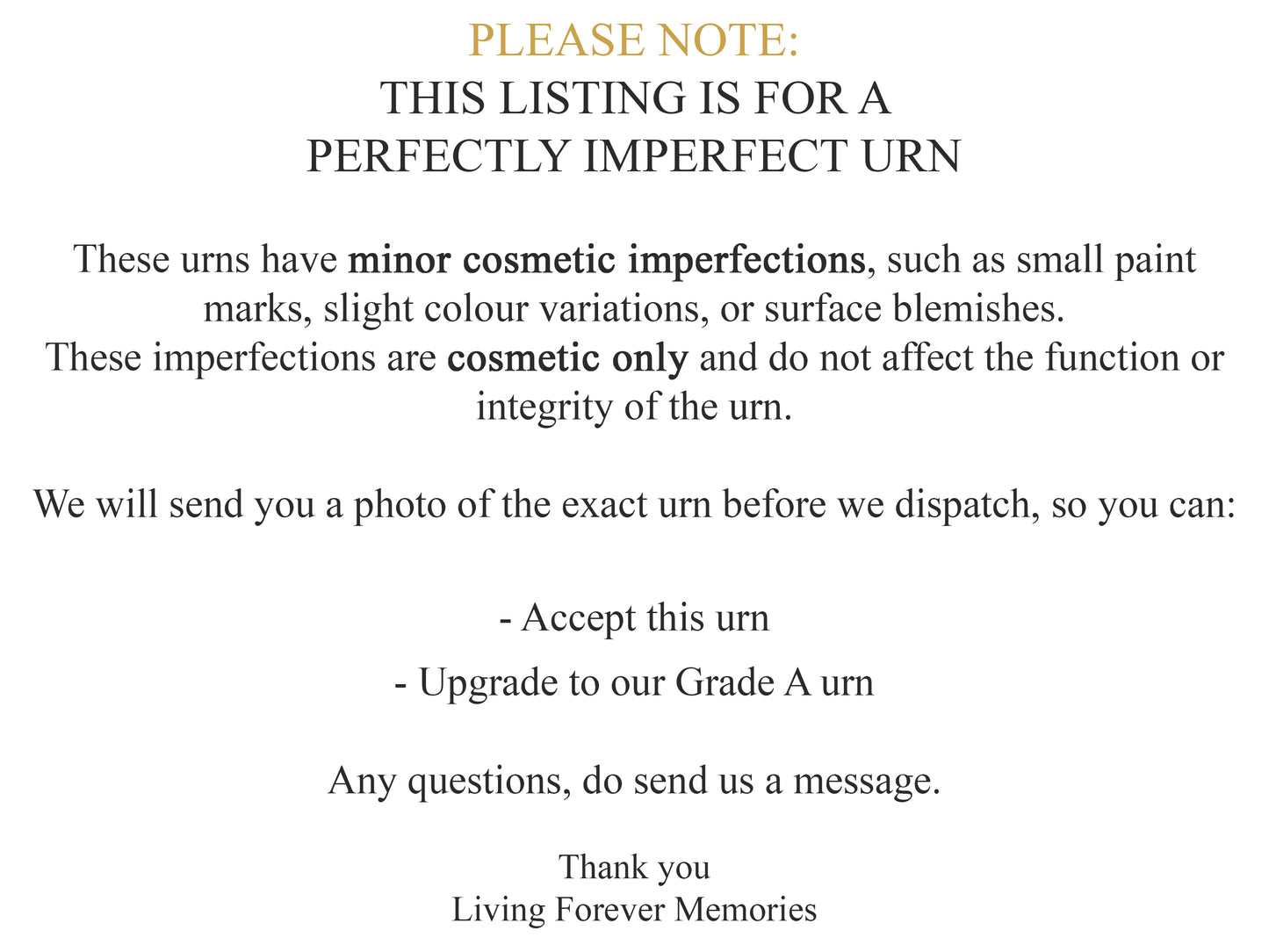 Medium White Heart Pet Urn – Perfectly Imperfect - For Pets upto 15kg/33lbs - LFmemories - For Then, For Now, Forever.