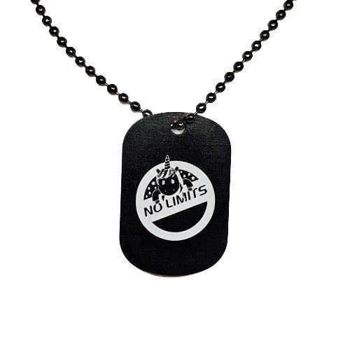 ACU Compliant ID Tags Silver & Black Tags. (Team/Bespoke Logos accepted) - Living Forever Memories - For then, For now, Forever.