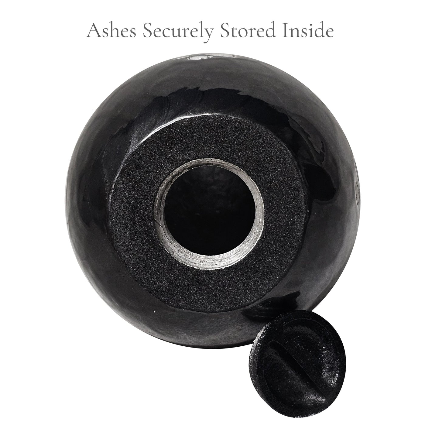 Charcoal Grey Teardrop Pet Urn – Personalised - For Pets upto 20kg/44lbs