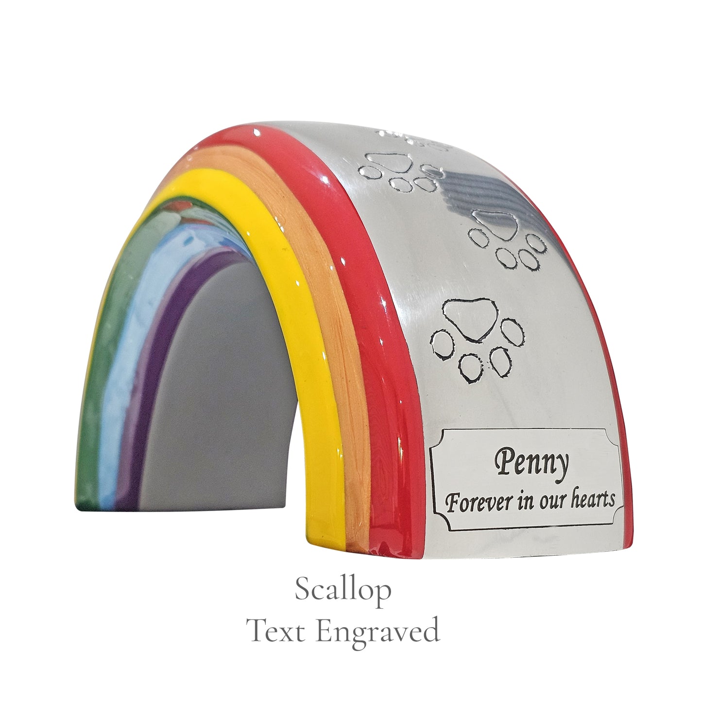 Medium Rainbow Bridge Pet Urn – Personalised - For Pets 13kg/29lbs
