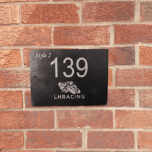 Load image into Gallery viewer, Bespoke Racing Door Plaque &amp; 50% OFF ACU Compliant ID Tags (Team/Bespoke Logos accepted)