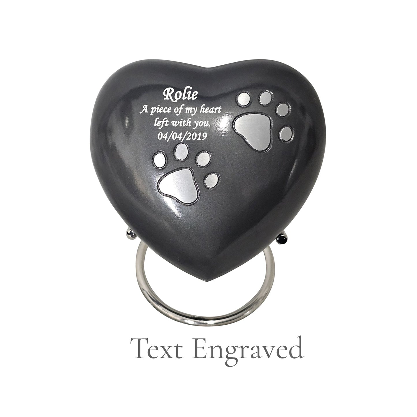 Text engraved onto the urn 