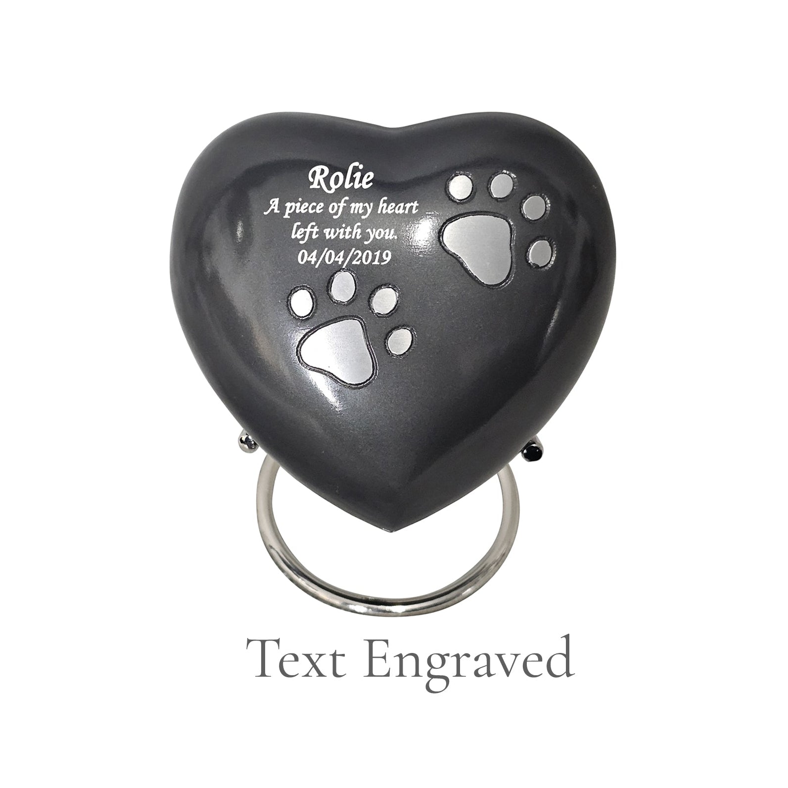 Text engraved onto the urn 