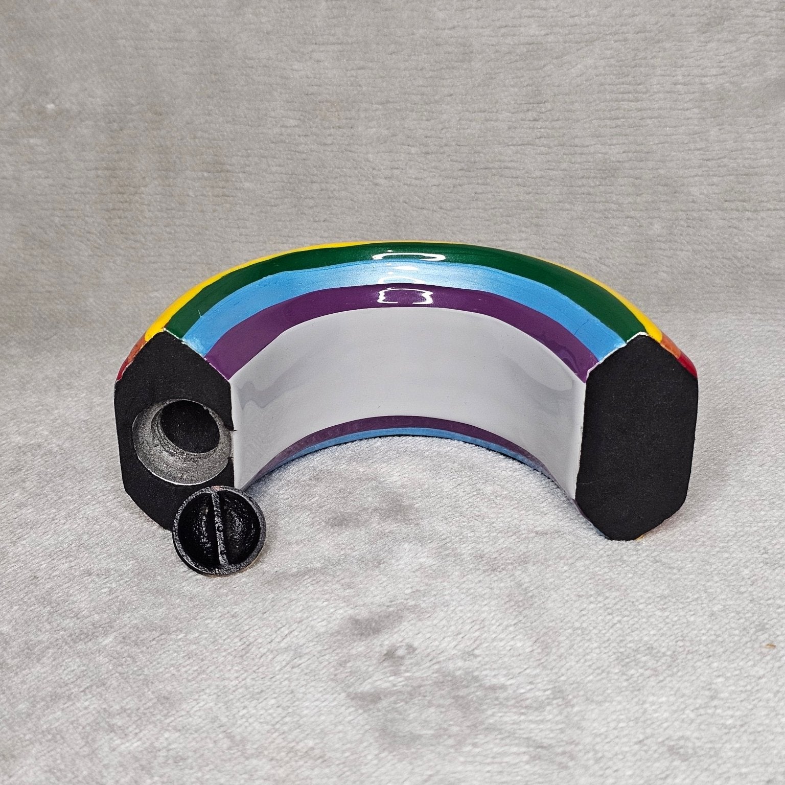 Personalised Keepsake Size Rainbow Bridge - Living Forever Memories - For then, For now, Forever.