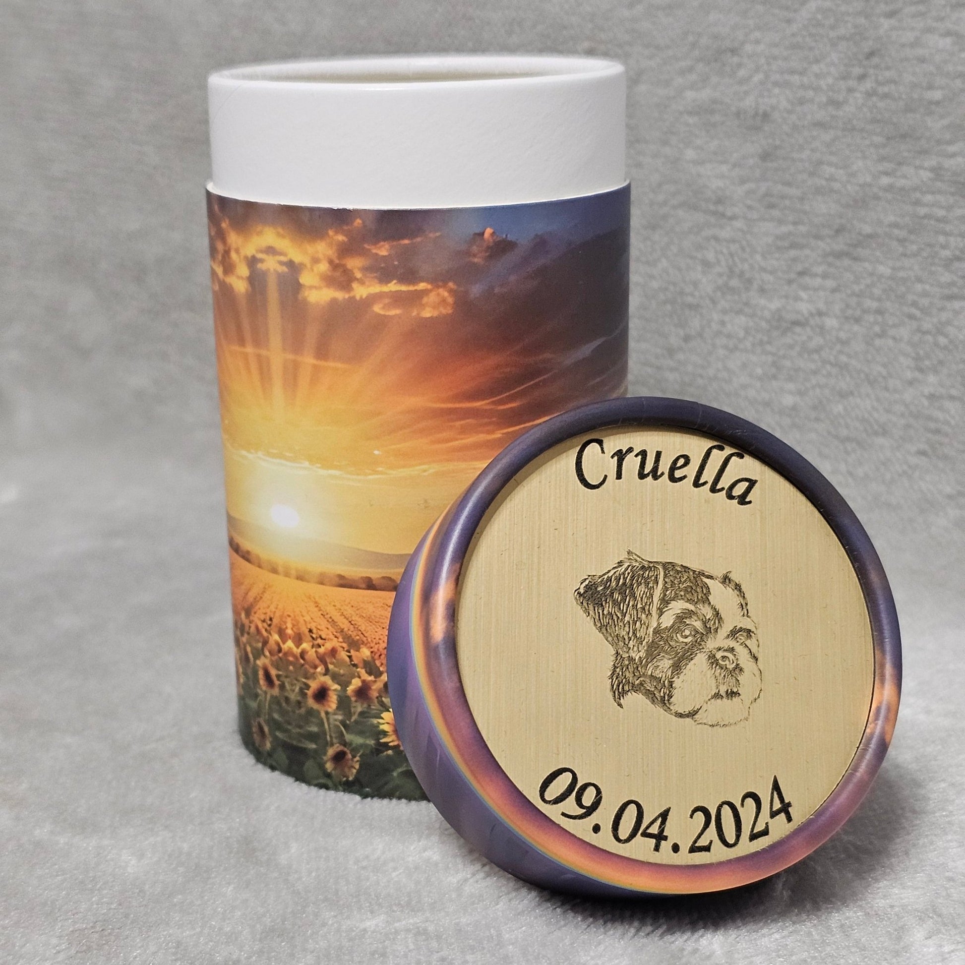 Rainbow Bridge Scattering Tube – Personalised - Living Forever Memories - For then, For now, Forever.