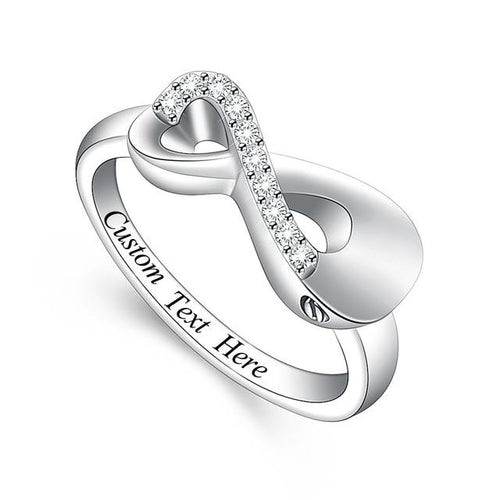 Infinity Bereavement Ring - LFmemories - For Then, For Now, Forever.