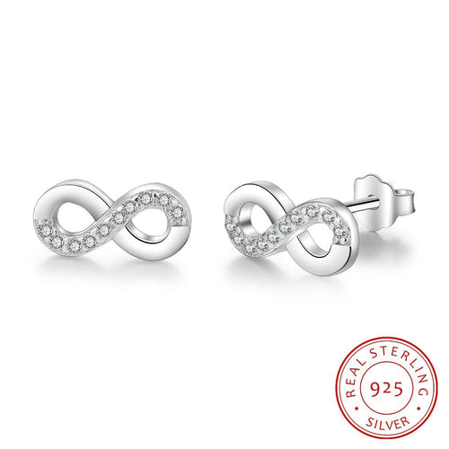 Infinity Love Earrings - LFmemories - For Then, For Now, Forever.